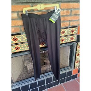 REI Co-op Mens Lightweight Base Layer Bottoms Black Leggings 153-829-0003 NEW